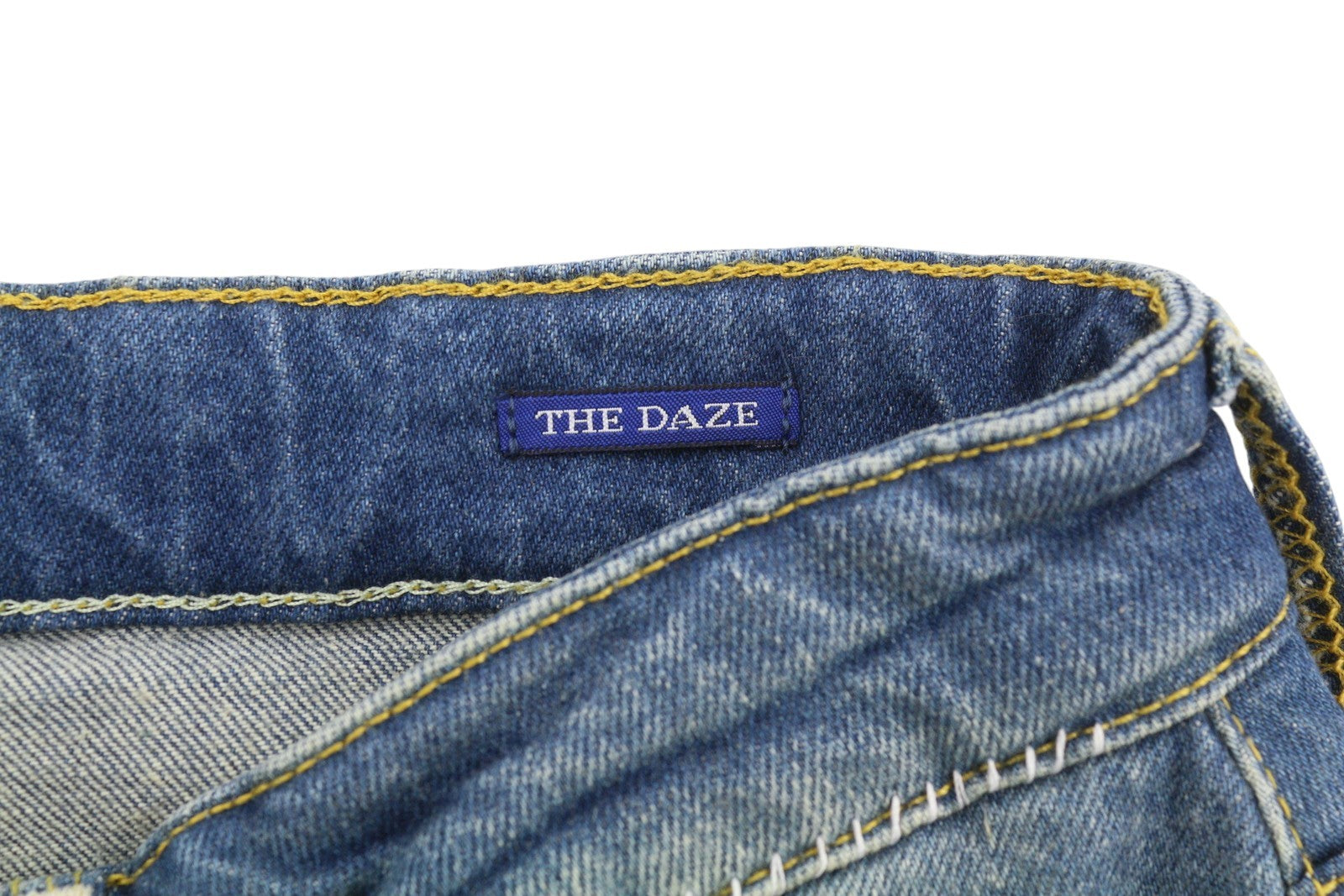 SCOTCH & SODA The Daze Men Jeans W31/L32 Blue Faded Whisker Straight Denim
