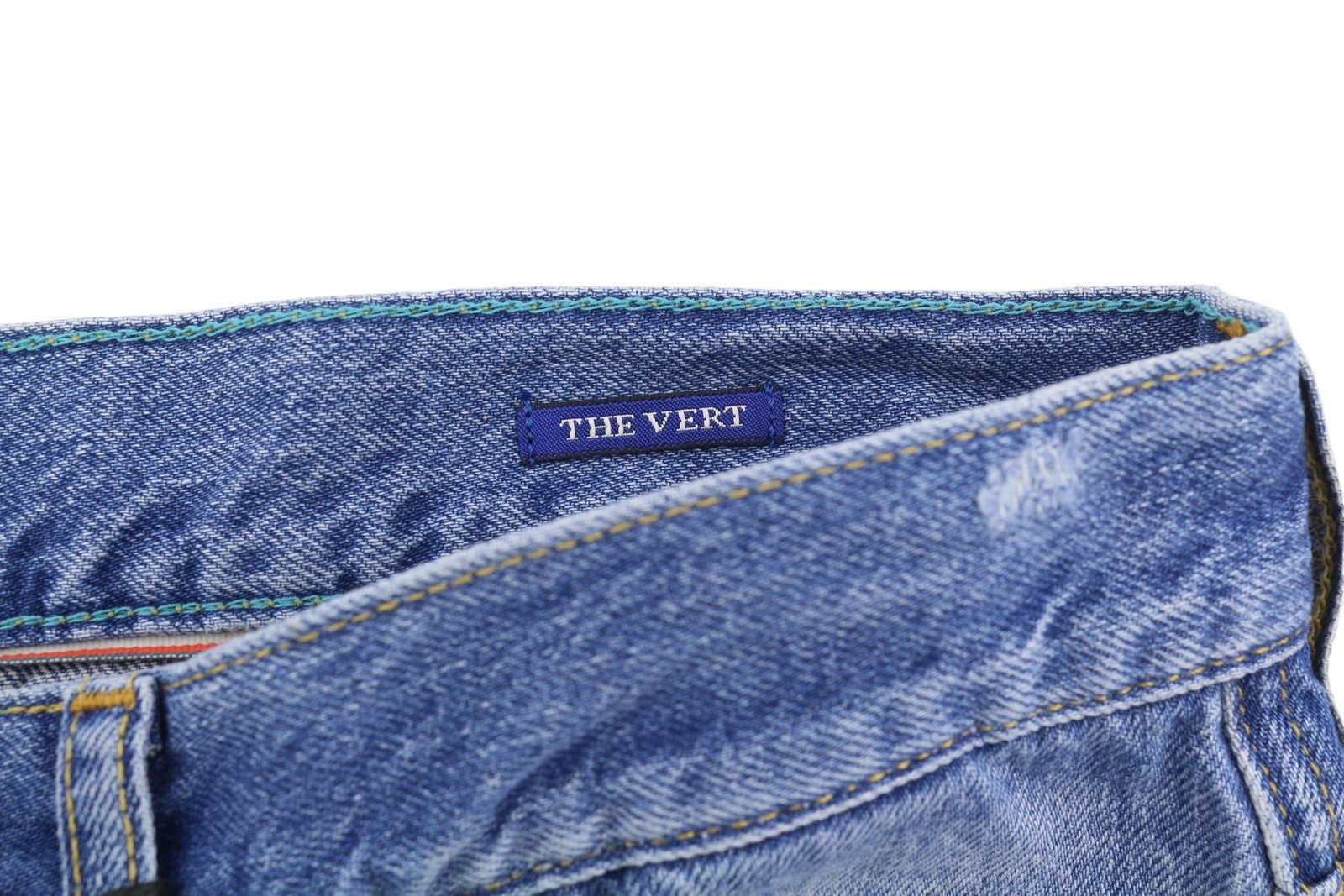 SCOTCH & SODA The Vert Men Jeans W32/L32 Blue Distressed Faded Straight Denim