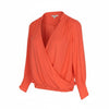Orange Polyester Blouse