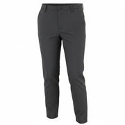 DENHAM Ocean Women Trousers S W30 Grey Stretch Pleated Front Formal Cropped