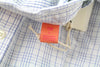 Blue White Twill Button-Up