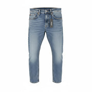 DIESEL Thommer 084UX Men Jeans W29/L33 Blue Stone Wash Slim-Skinny Stain Zip