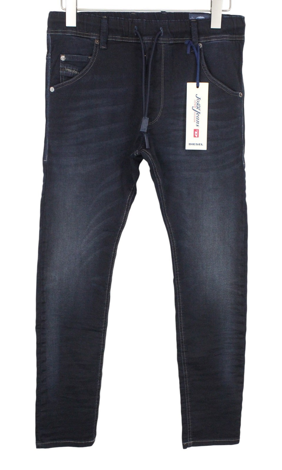 DIESEL Krooley-NE 0686F Men Jeans W26 Boys Sweat Jogg Slim Blue Cotton Stretch