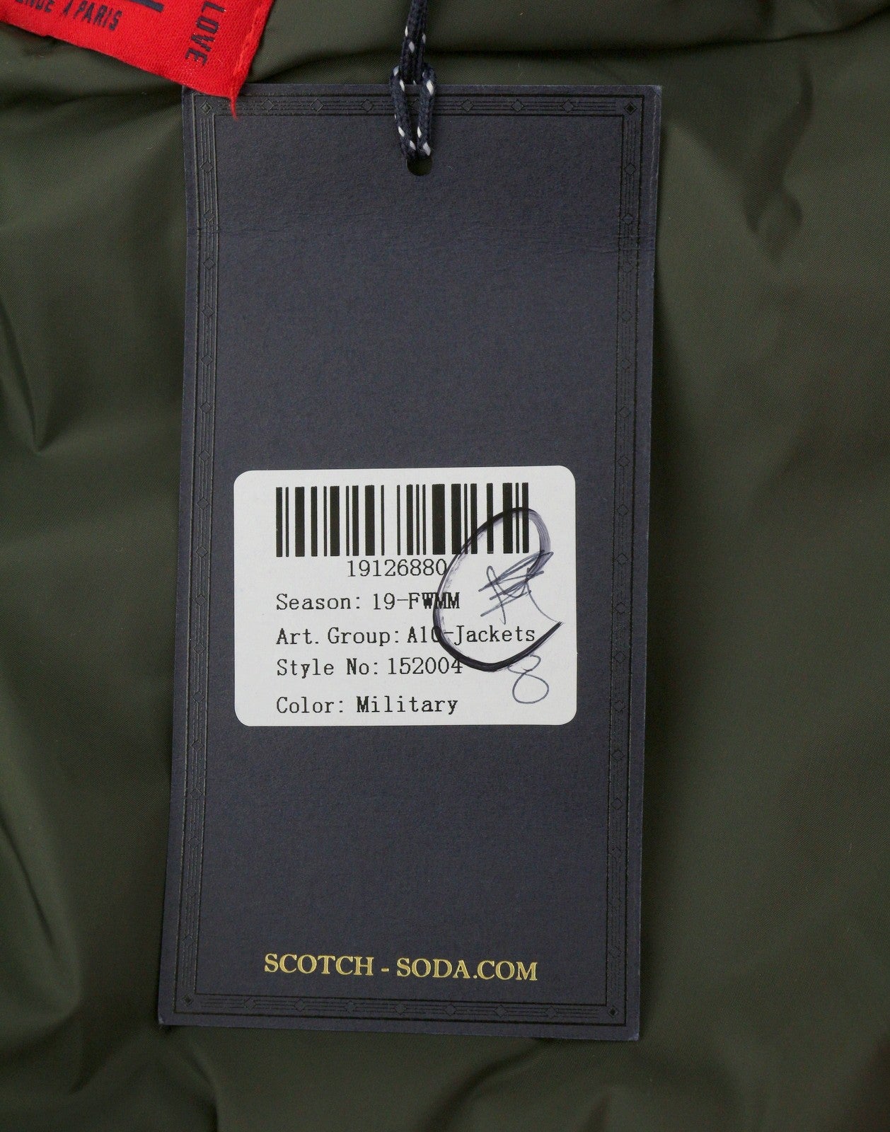 SCOTCH & SODA Men Jacket M Green Hooded Removable Lining 2in1 Parka