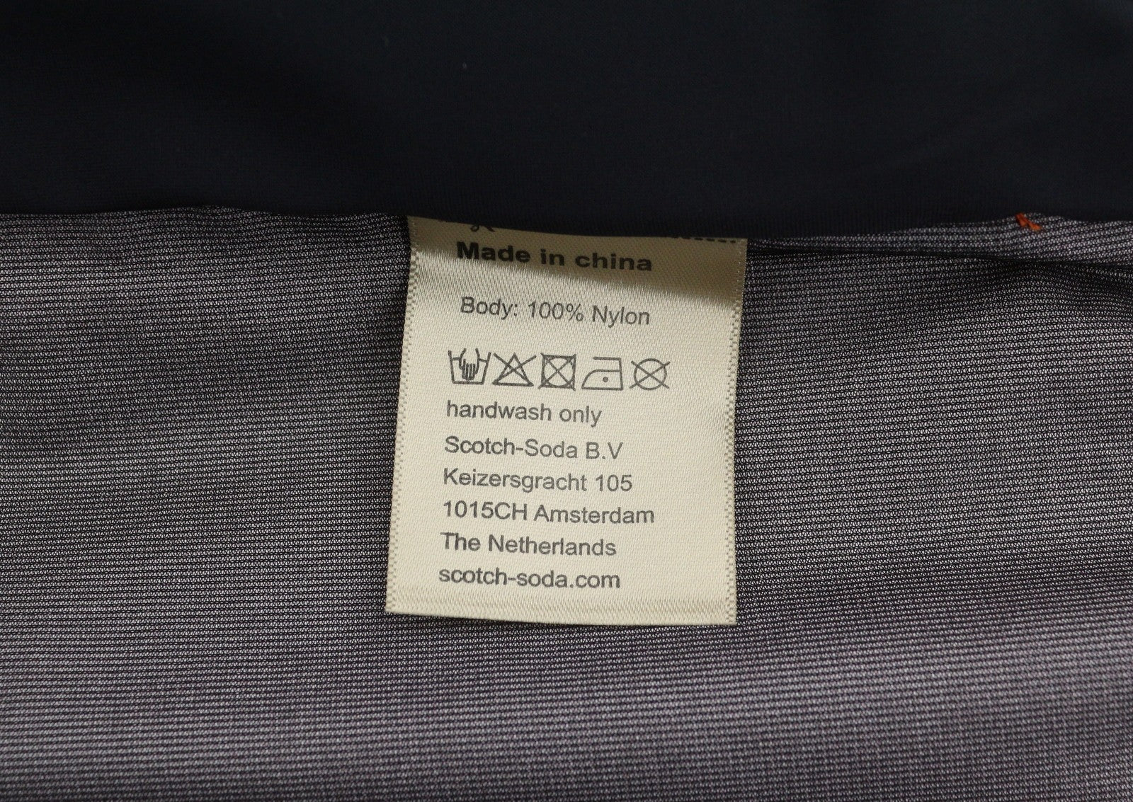 SCOTCH & SODA Men Jacket M Orange Double Hood Water Repellent Lightweight