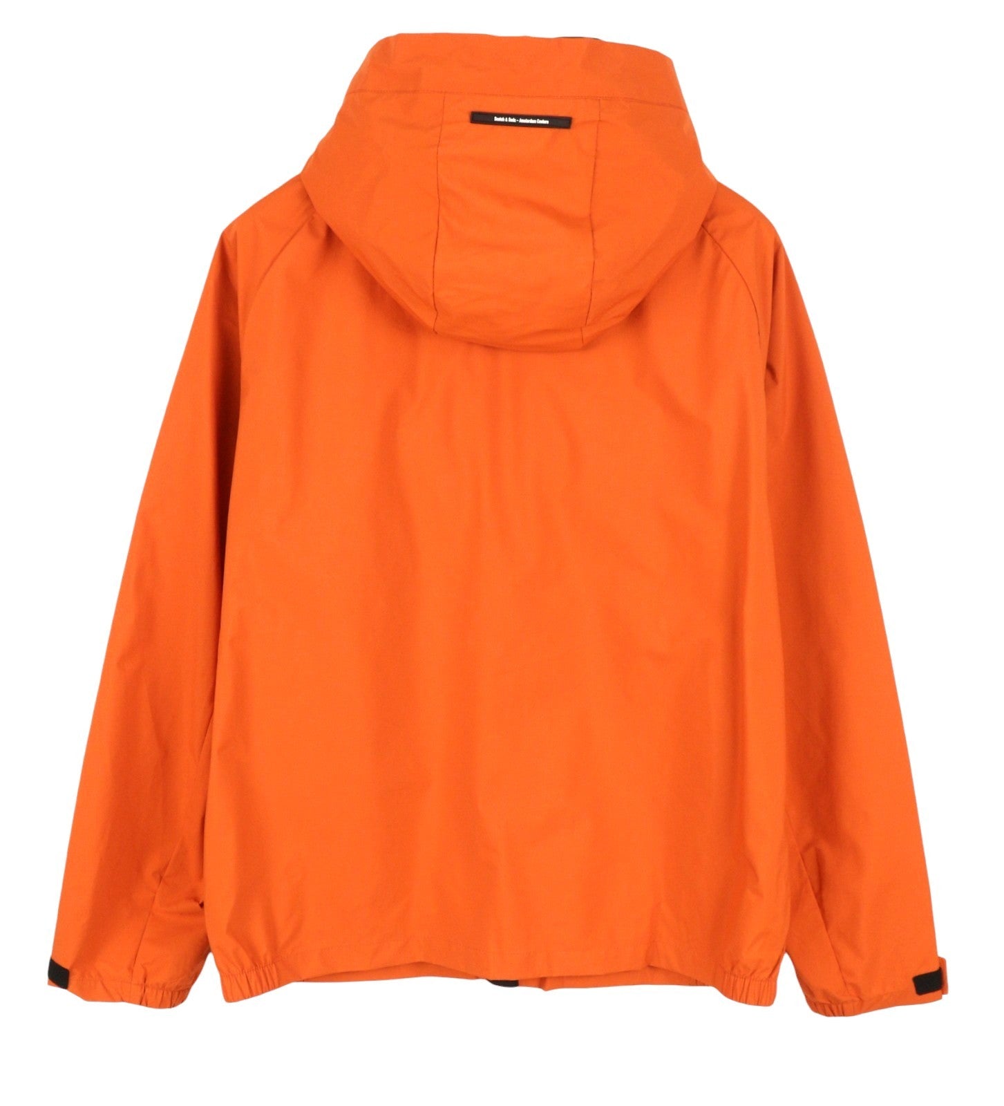 SCOTCH & SODA Men Jacket M Orange Double Hood Water Repellent Lightweight