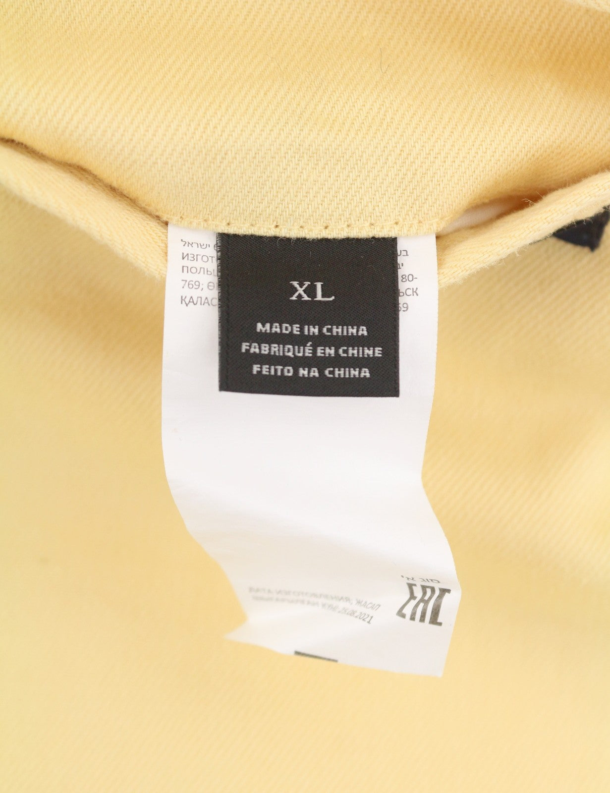 SCOTCH & SODA Men Blazer XL Yellow Half Lined Notch Lapel Single Breasted