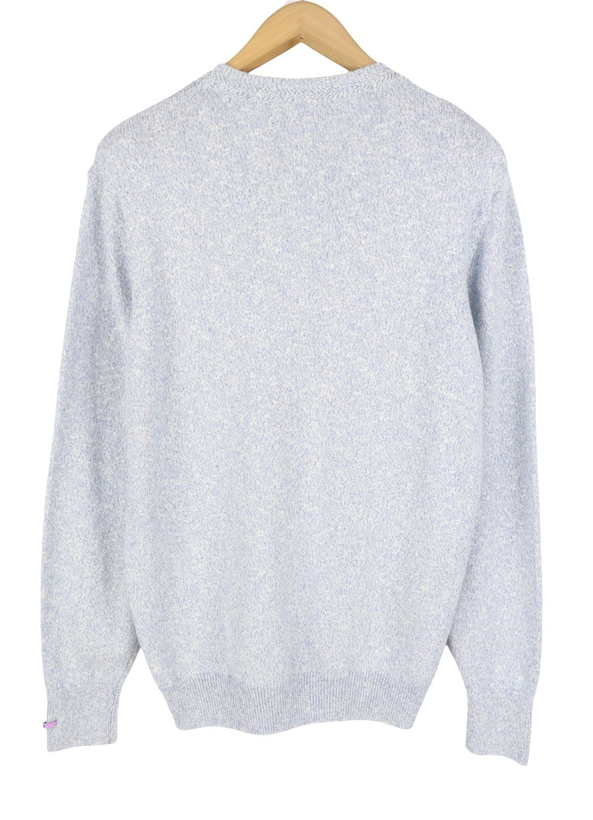 SCOTCH & SODA Men Jumper M Blue Melange Tight Knit Crew Neck Pull On