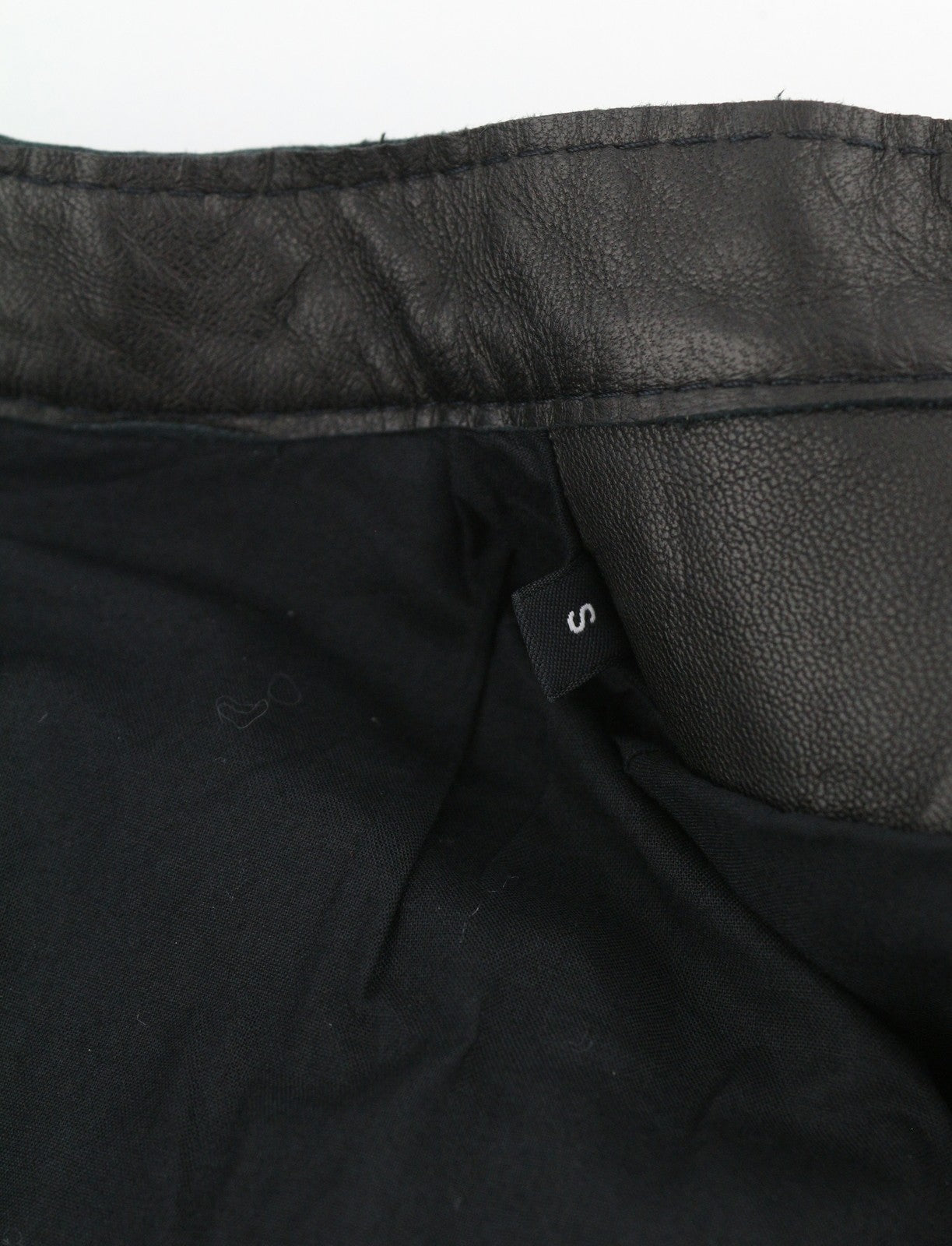 REPLAY Women Jacket S Black Lambskin Leather Lightweight Biker RRP399