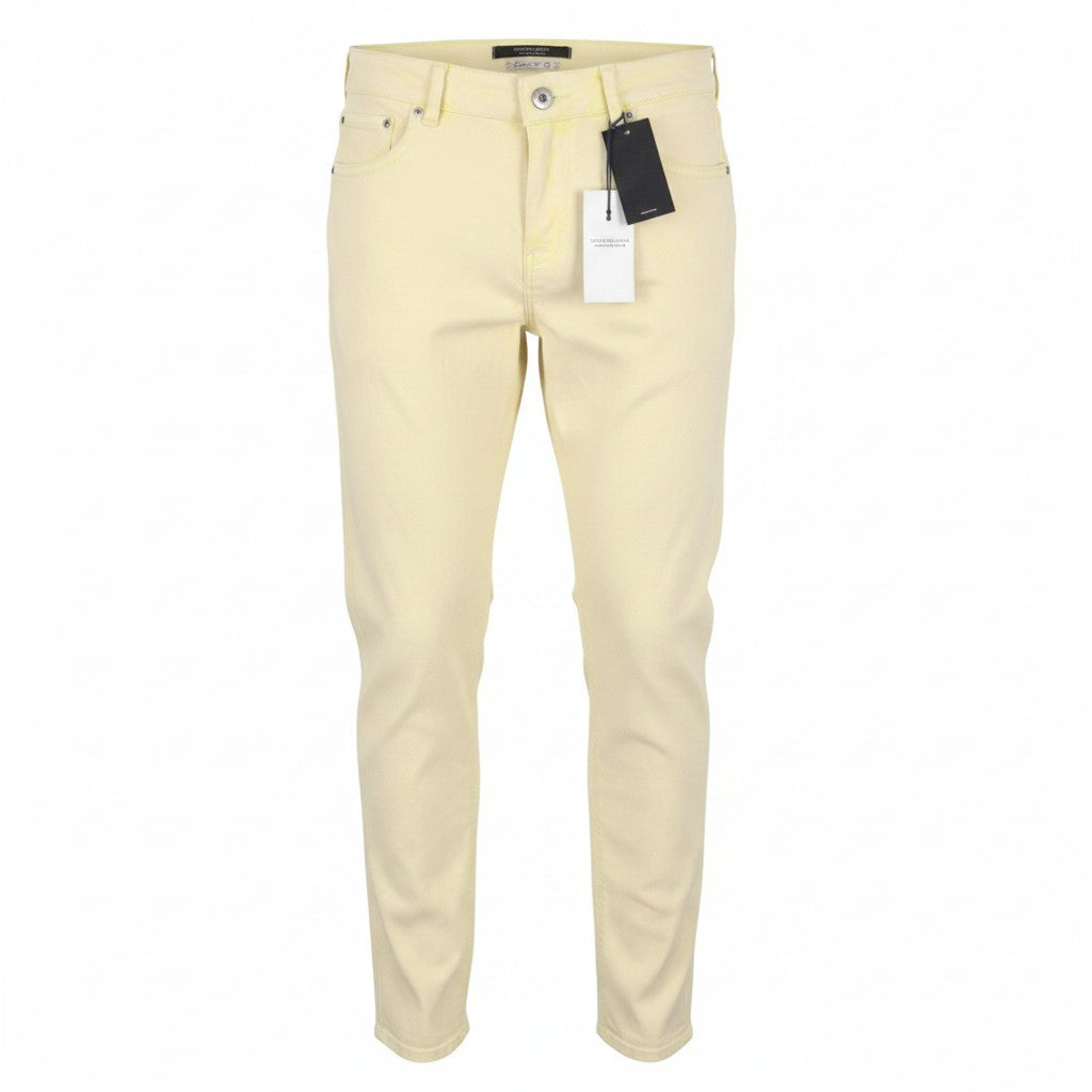 SCOTCH & SODA La Parisienne Women Jeans W29/L32 Yellow Faded Skinny Fit Zip Fly