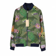 SCOTCH & SODA Men Jacket M Patterned Reversible Full Zip Lightweight Bomber