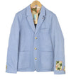 Blue Cotton Blazer