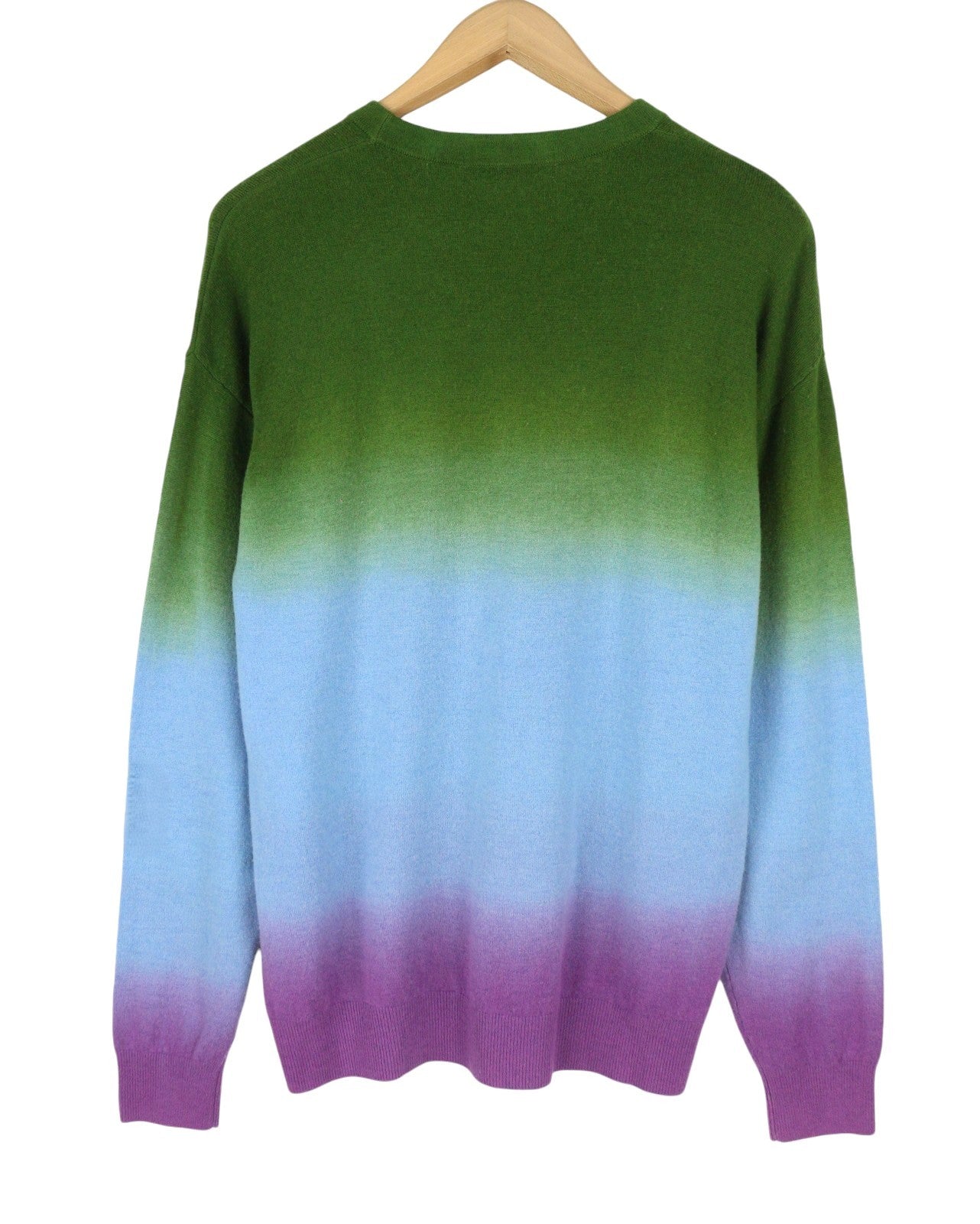 SCOTCH & SODA Men Jumper L Colourful Wool Blend Tight Knit Crew Neck Pull On