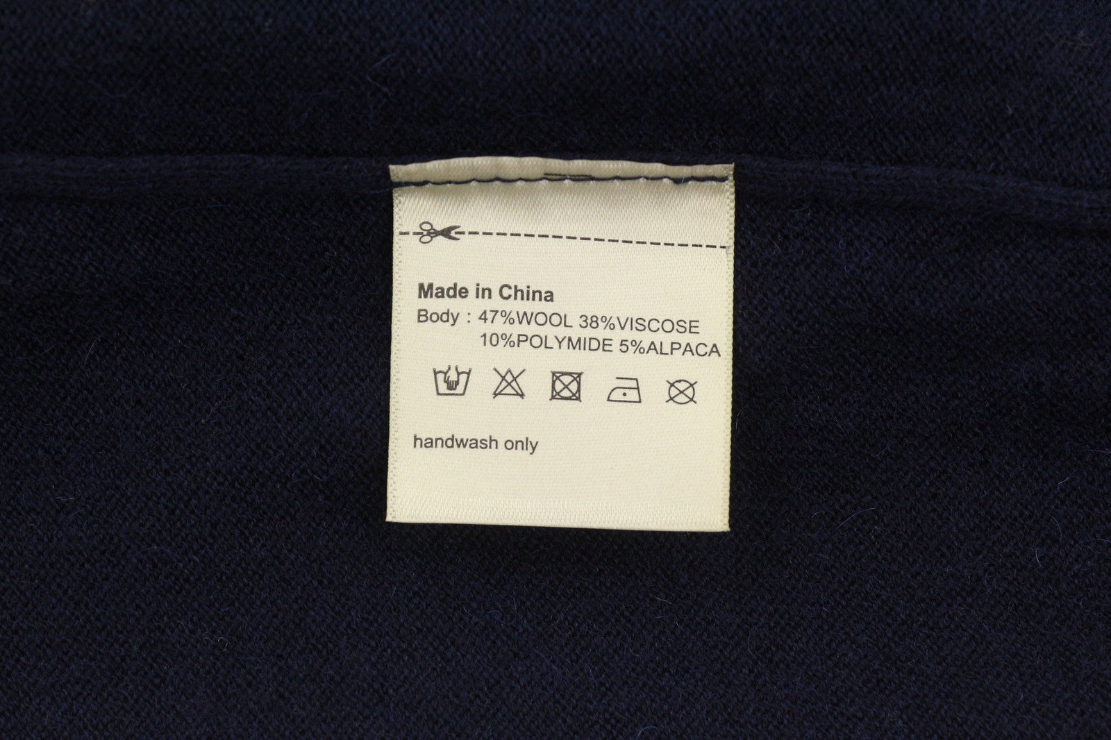 SCOTCH & SODA Men Jumper M Navy Blue Wool Alpaca Blend Knit Buttoned Cardigan