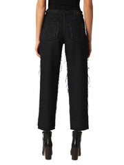 DIESEL Niclah 084NI Women Jeans W25/L32 Straight Blue Cotton Blend High Waisted