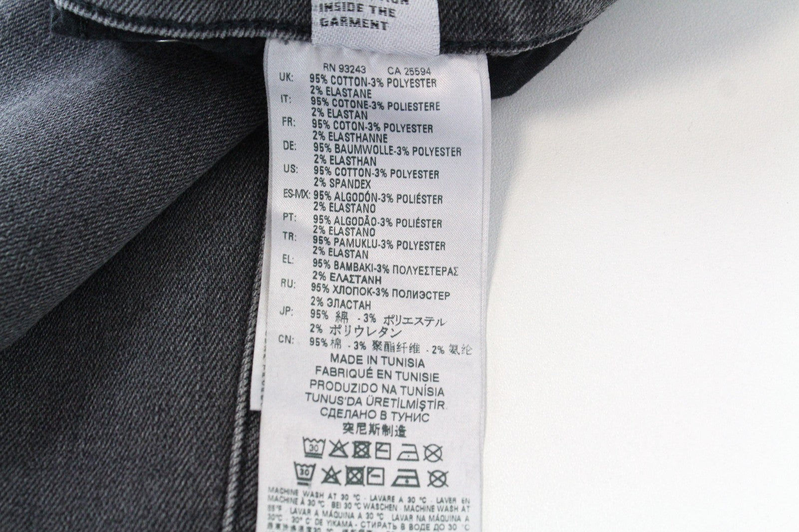 DIESEL Babhila 0890S Women Jeans W26/L32 Slim-Skinny Fit Grey Cotton Stretch