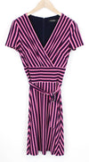 Navy Polyester Dress