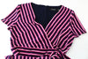 Navy Polyester Dress