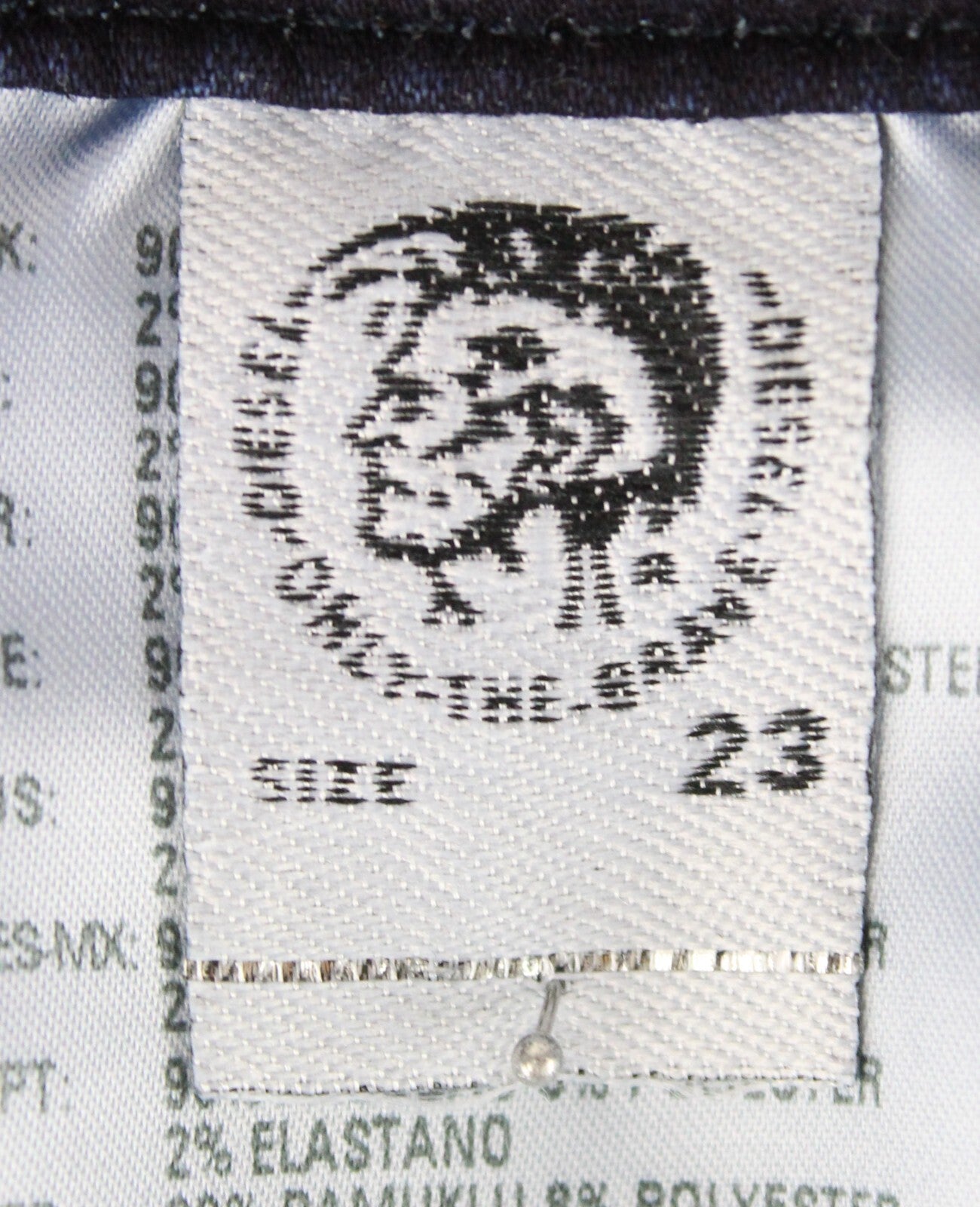 DIESEL Krailey-R-NE 069AA Women Jeans W23 Jogg Sweat Ripped Boyfriend Fit Blue