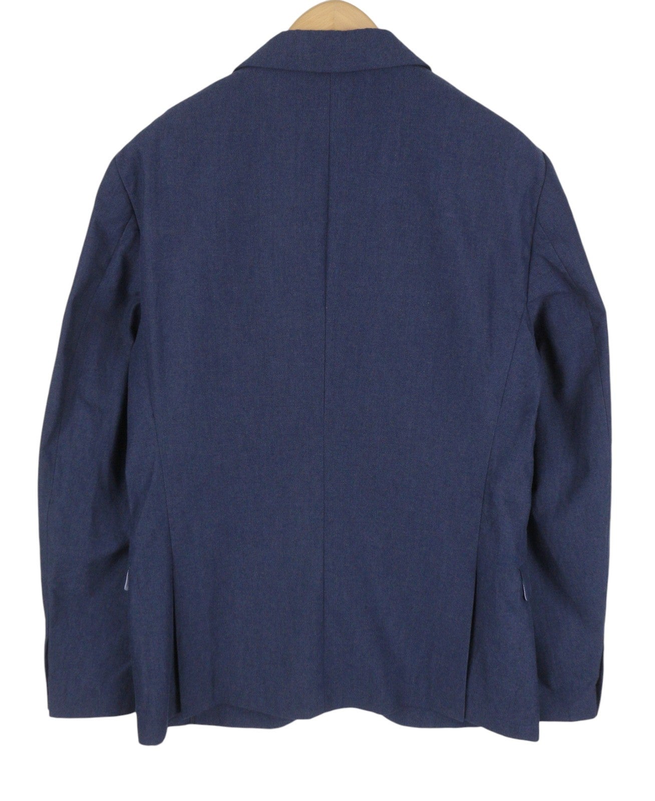 SCOTCH & SODA Men Blazer M Dark Blue Peak Lapel Single-Breasted