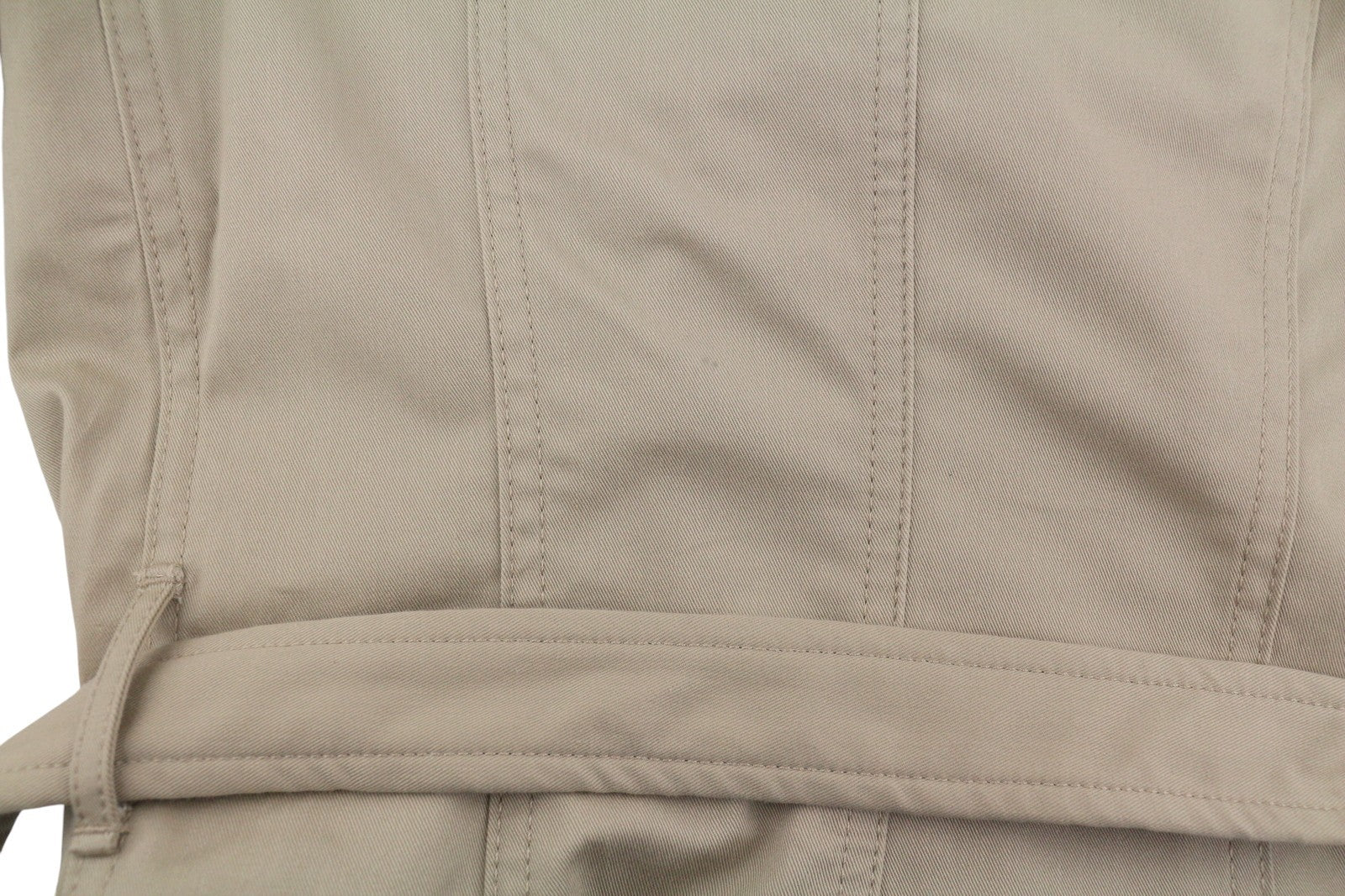 G-STAR Trench Women Coat S Beige Belted Double Breasted Longline