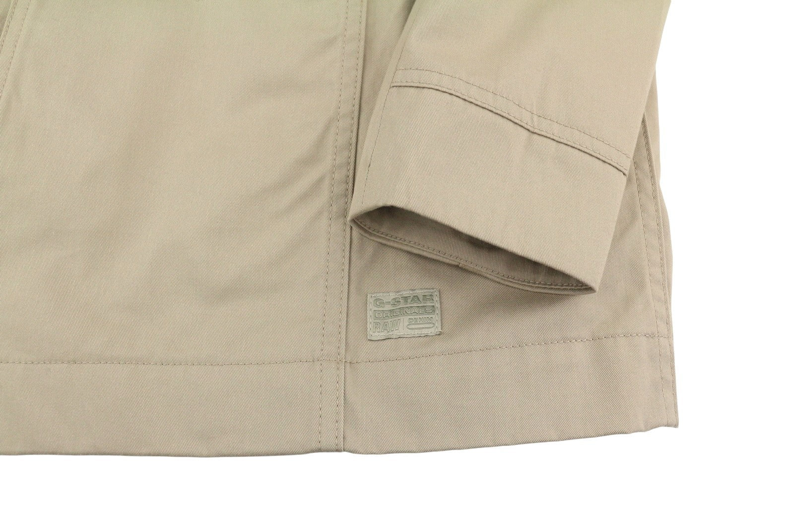 G-STAR Trench Women Coat S Beige Belted Double Breasted Longline
