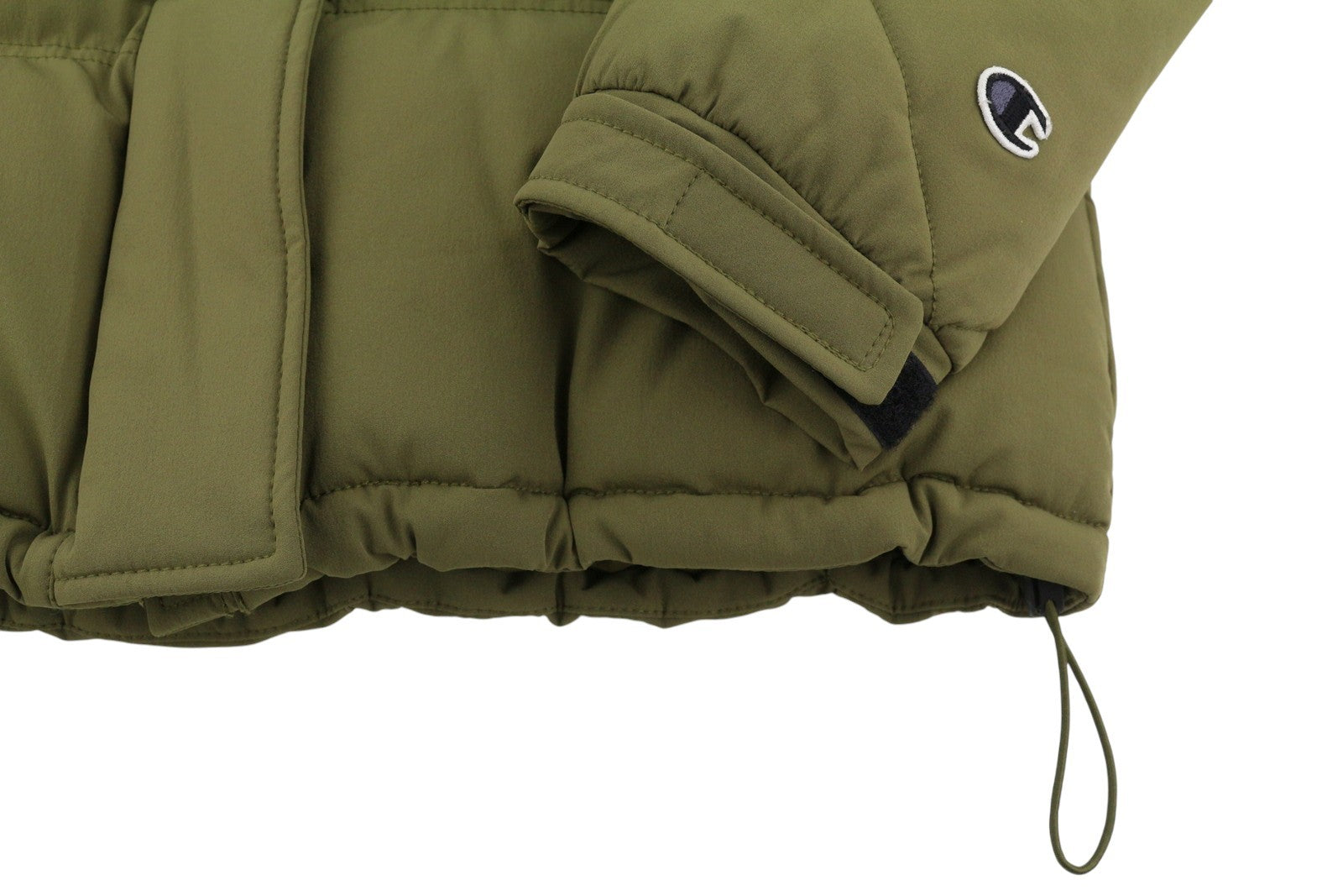 CHAMPION Women Jacket S Green Tech Fill Quilted Zip Puffer RRP189