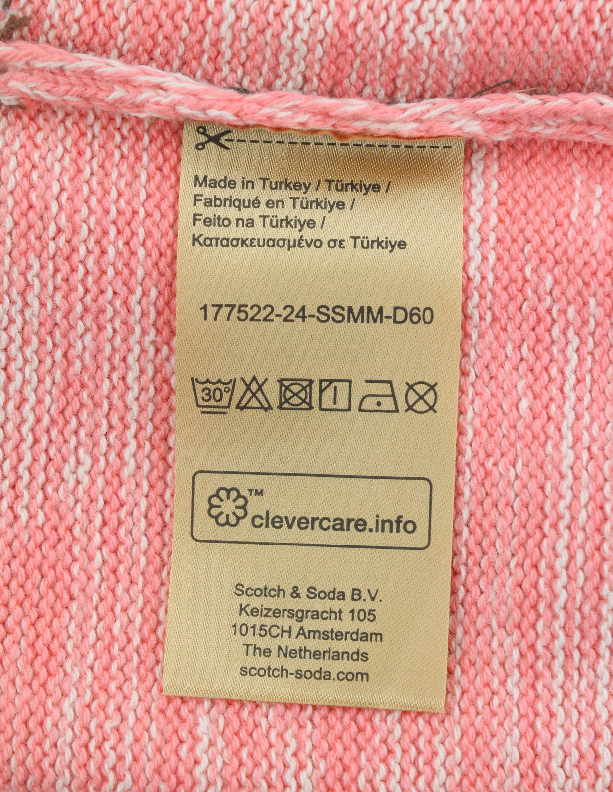SCOTCH & SODA Men Jumper M Colorblock Melange Pattern Button Up Cardigan