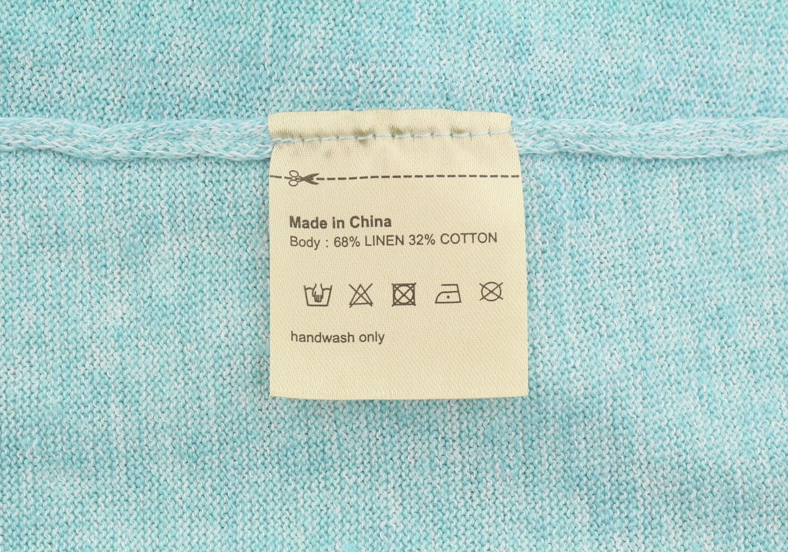 SCOTCH & SODA Men Jumper M Blue Melange Linen Blend Knit Patch Pocket Pull On