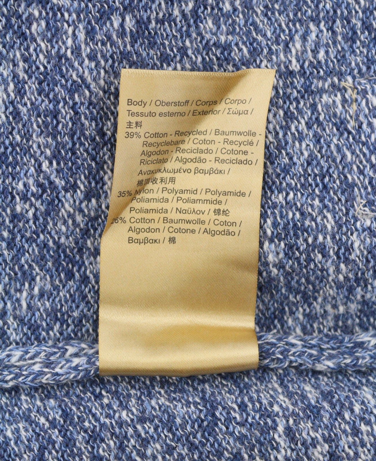 SCOTCH & SODA Men Jumper M Blue Melange Crew Neck Tight Knit Pull On