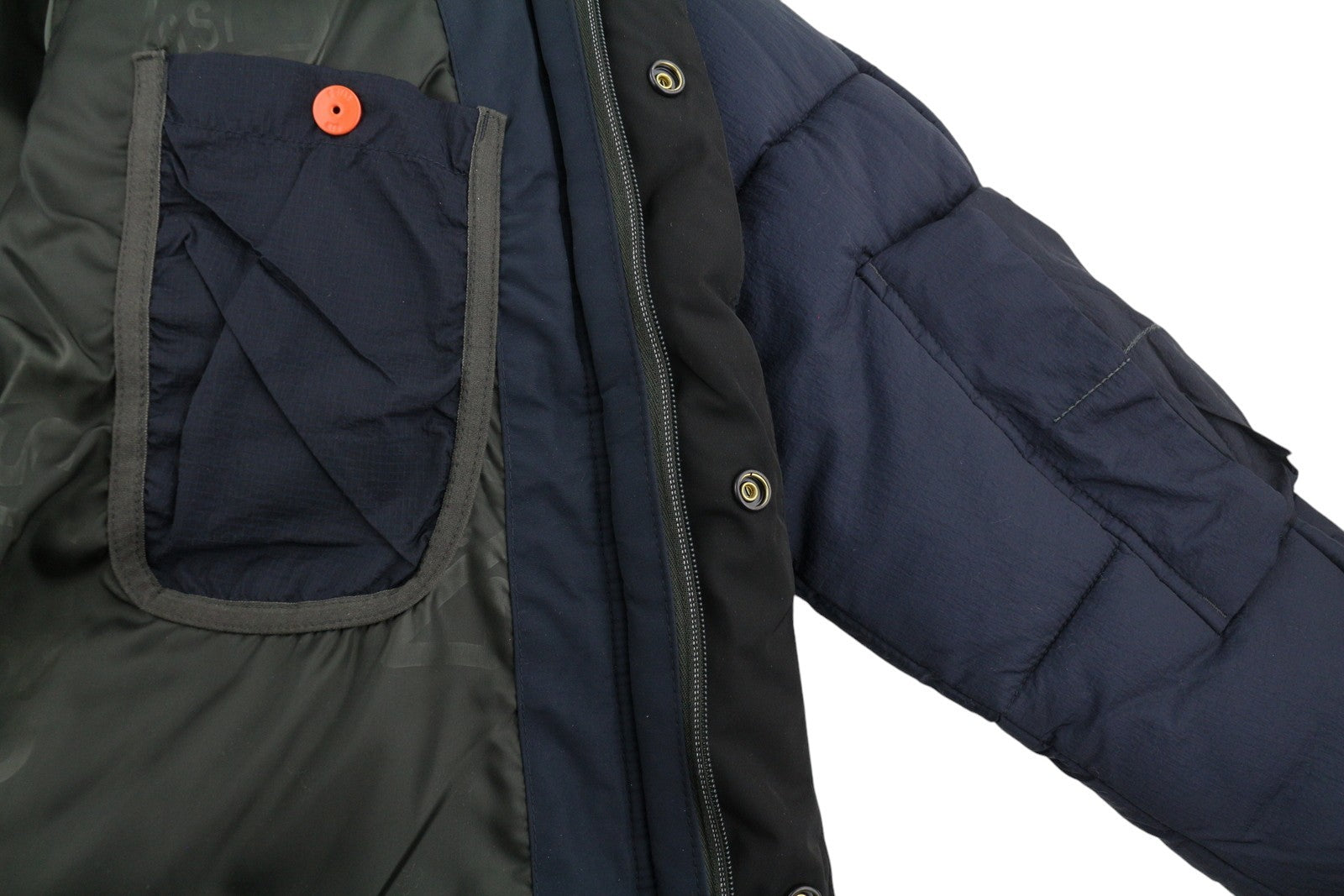 G-STAR Field HDD Puffer Men Jacket S Dark Blue Quilted Padded Coat RRP269