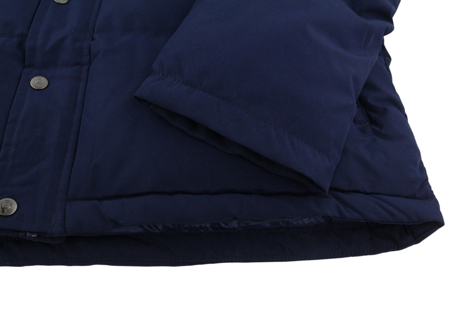 PENFIELD Men Jacket 2XL Dark Blue Padded Quilted Zip High Neck RRP230
