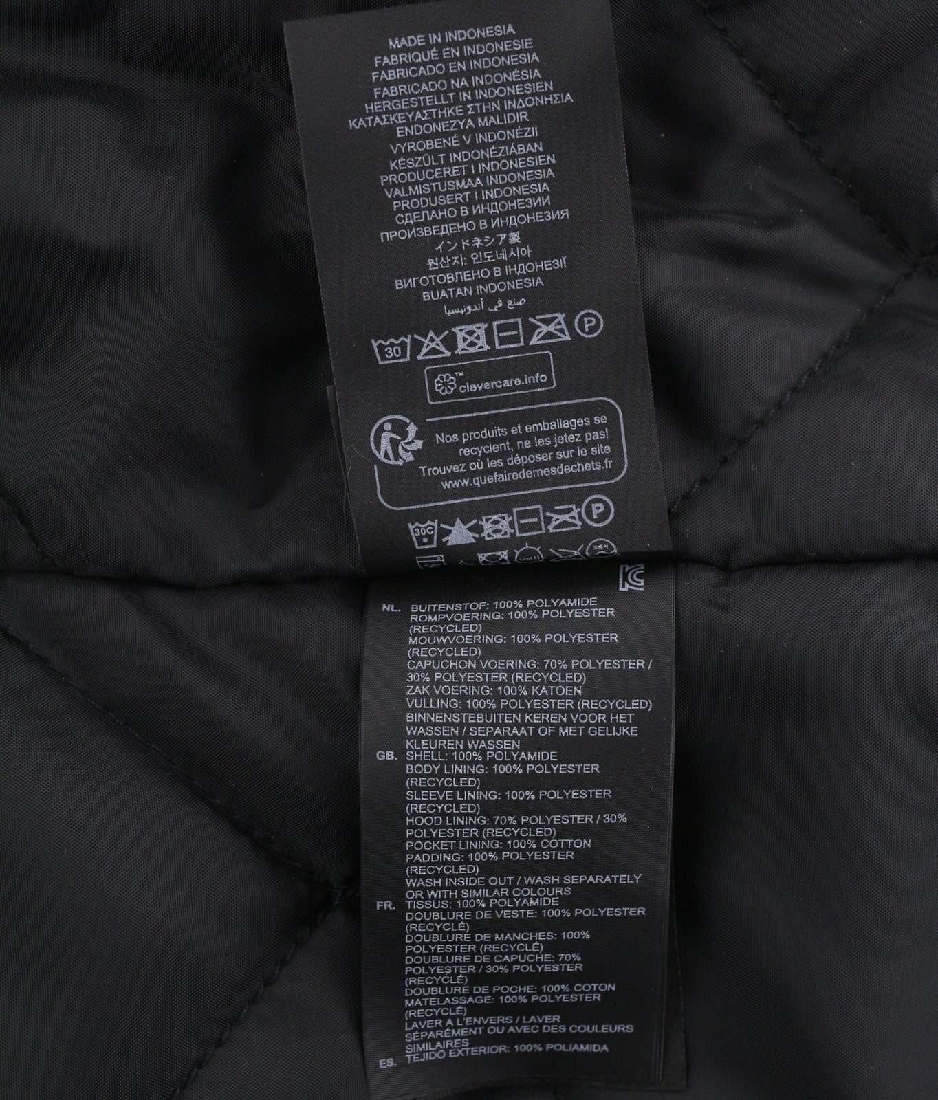 G-STAR Mid Parka Women Jacket L Black Padded Loose Repellent Performance
