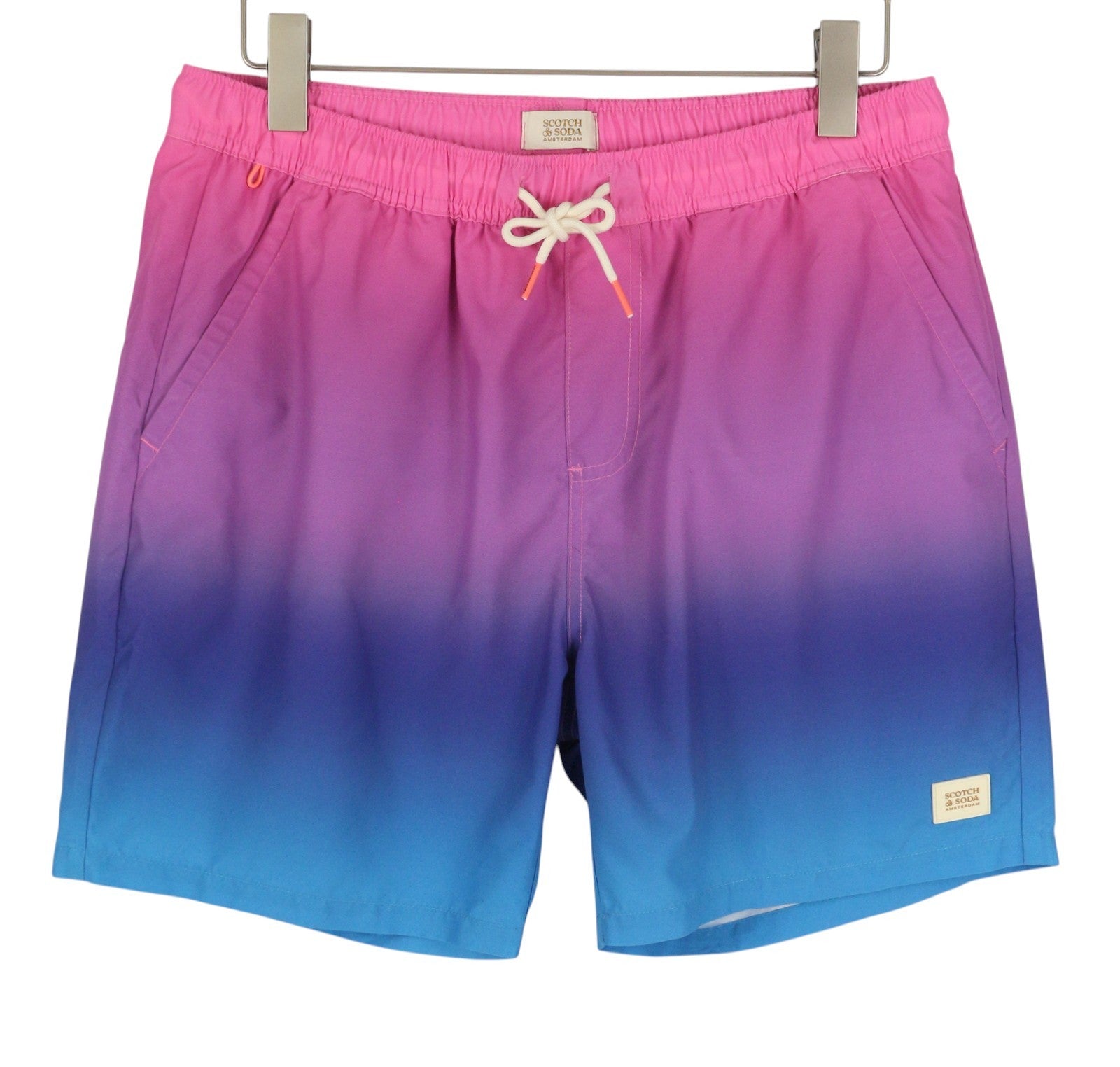 SCOTCH & SODA Men Swimwear W33 Ombre Pattern Mesh Lined Drawstring Waist