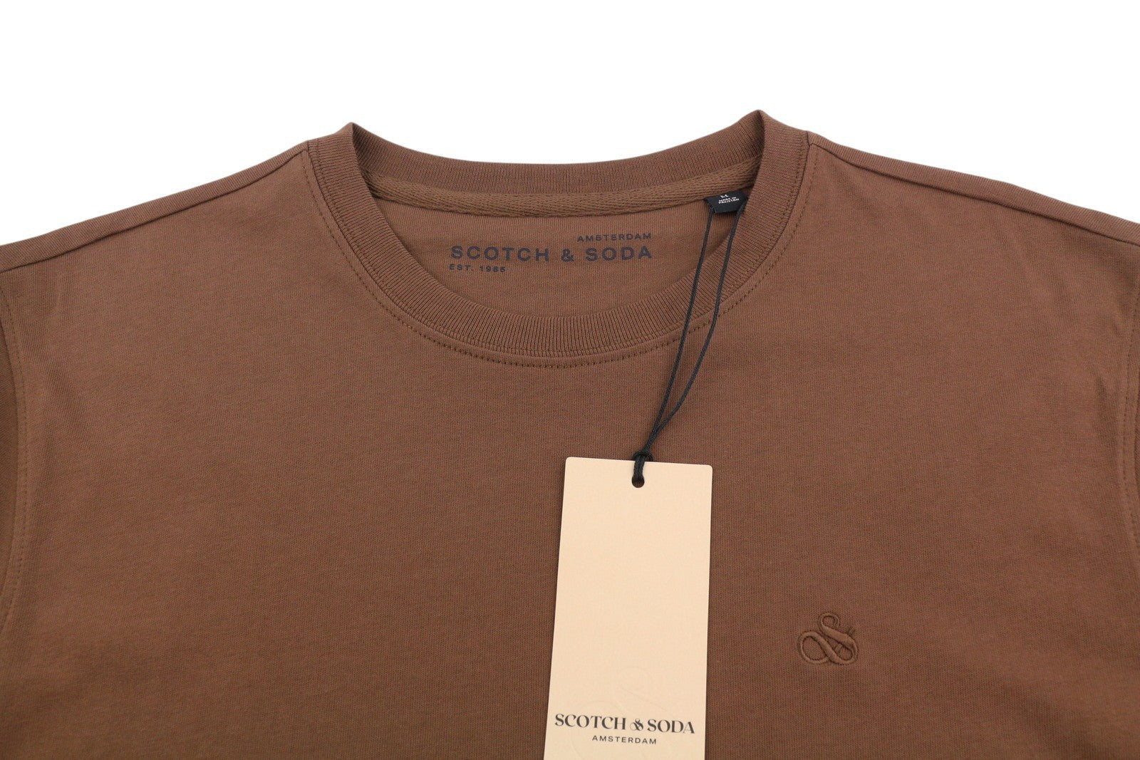 Brown Cotton T-Shirt