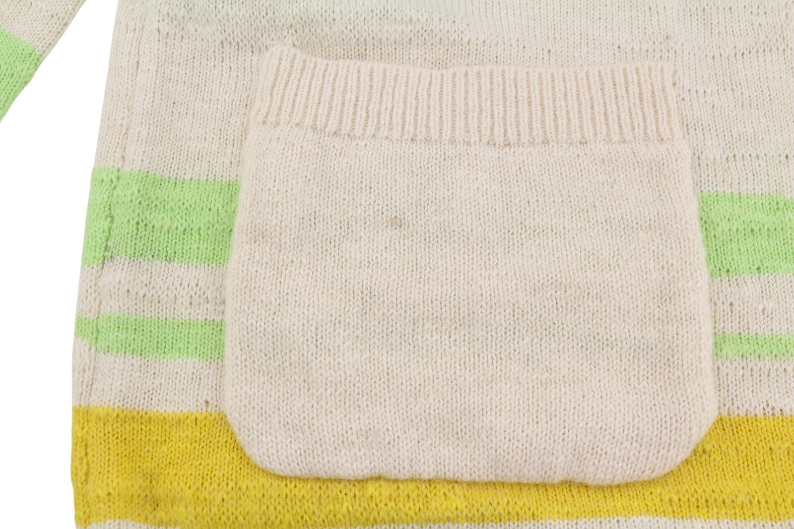SCOTCH & SODA Men Jumper L Colourful Striped Crew Neck Patch Pocket Pull On