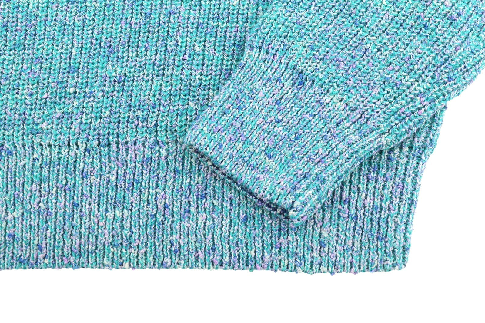 SCOTCH & SODA Men Jumper M Blue Melange Crew Collar Tight-Knit Pull On