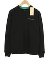 Black Cotton Sweatshirt