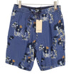 Blue Tencel Shorts