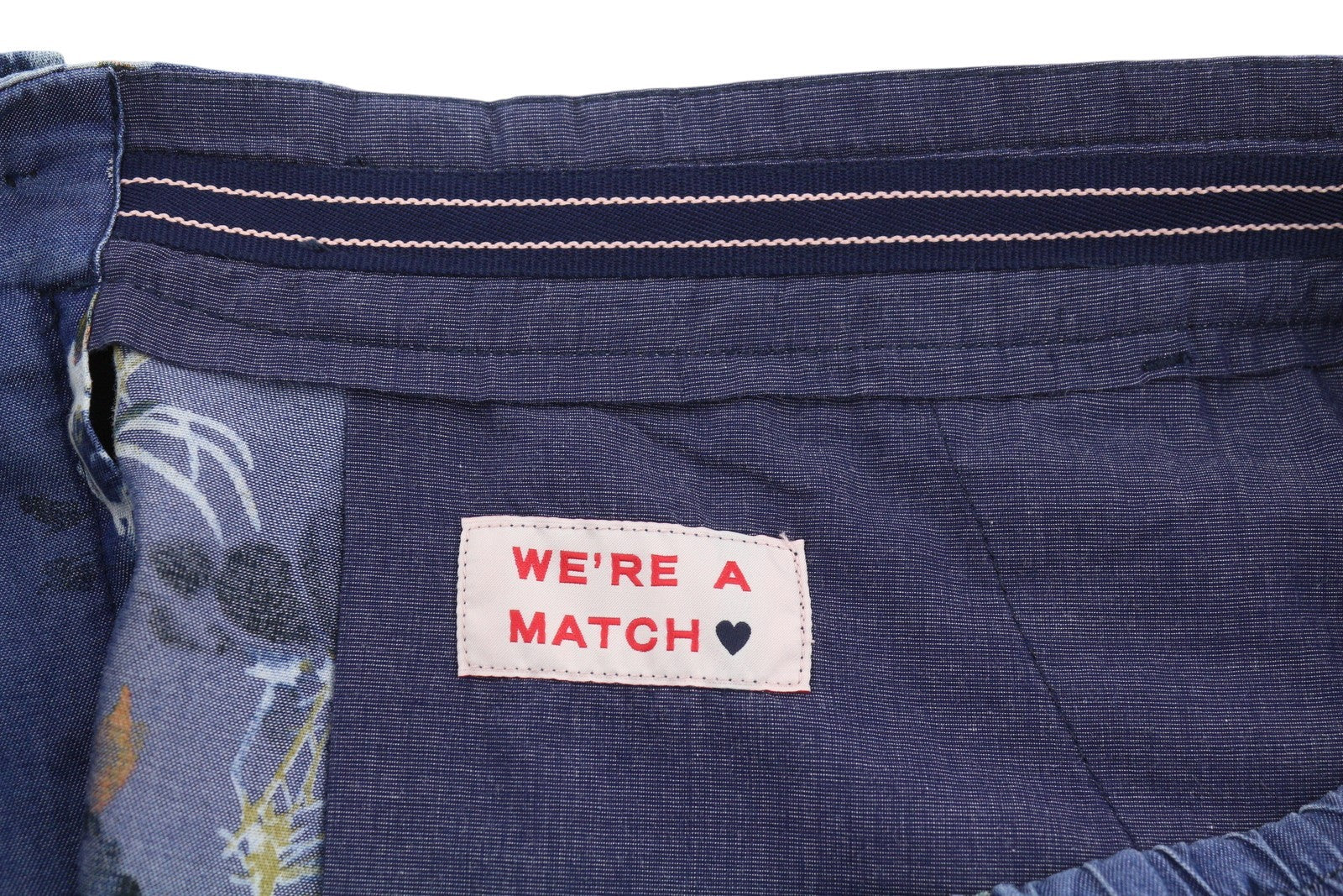 Blue Tencel Shorts