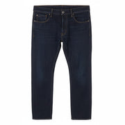 G-STAR 3301 Straight Men Jeans W36 Dark Blue Button Fly Cotton Denim