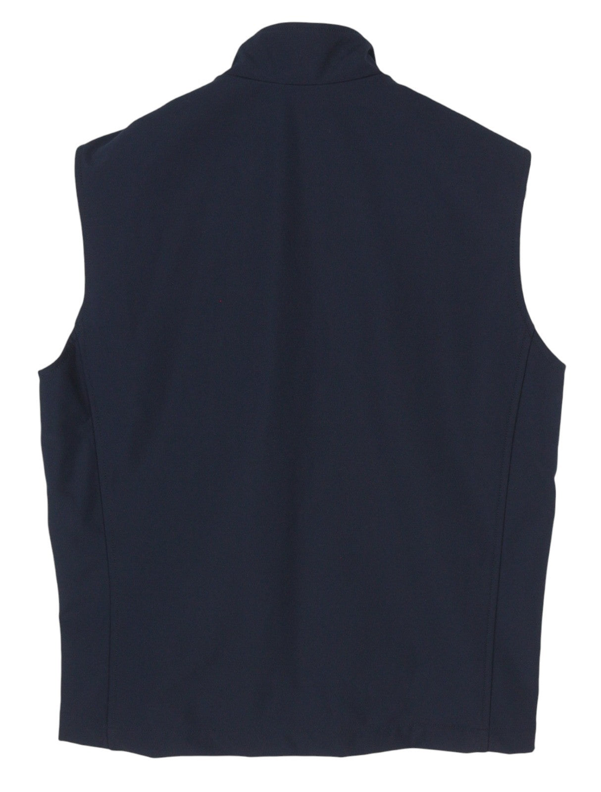 LYLE & SCOTT Men Waistcoat M Dark Blue Soft Shell Zip High Neck Lightweight