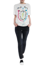 DIESEL Krailey-Ne 0684T Women Jeans W23 Jogg Sweat Black Distressed Boyfriend