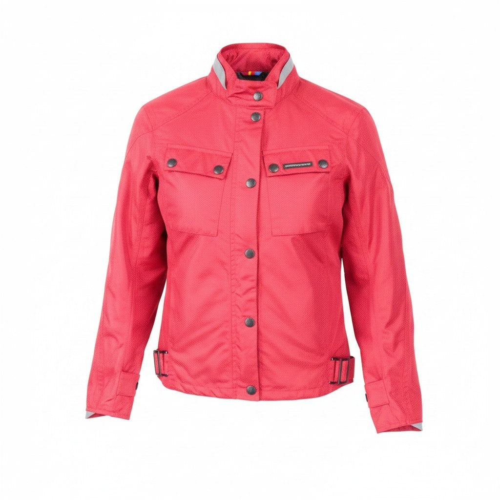 TUCANO URBANO Tina Women Jacket XS Moto Protective Red Windproof Reflective