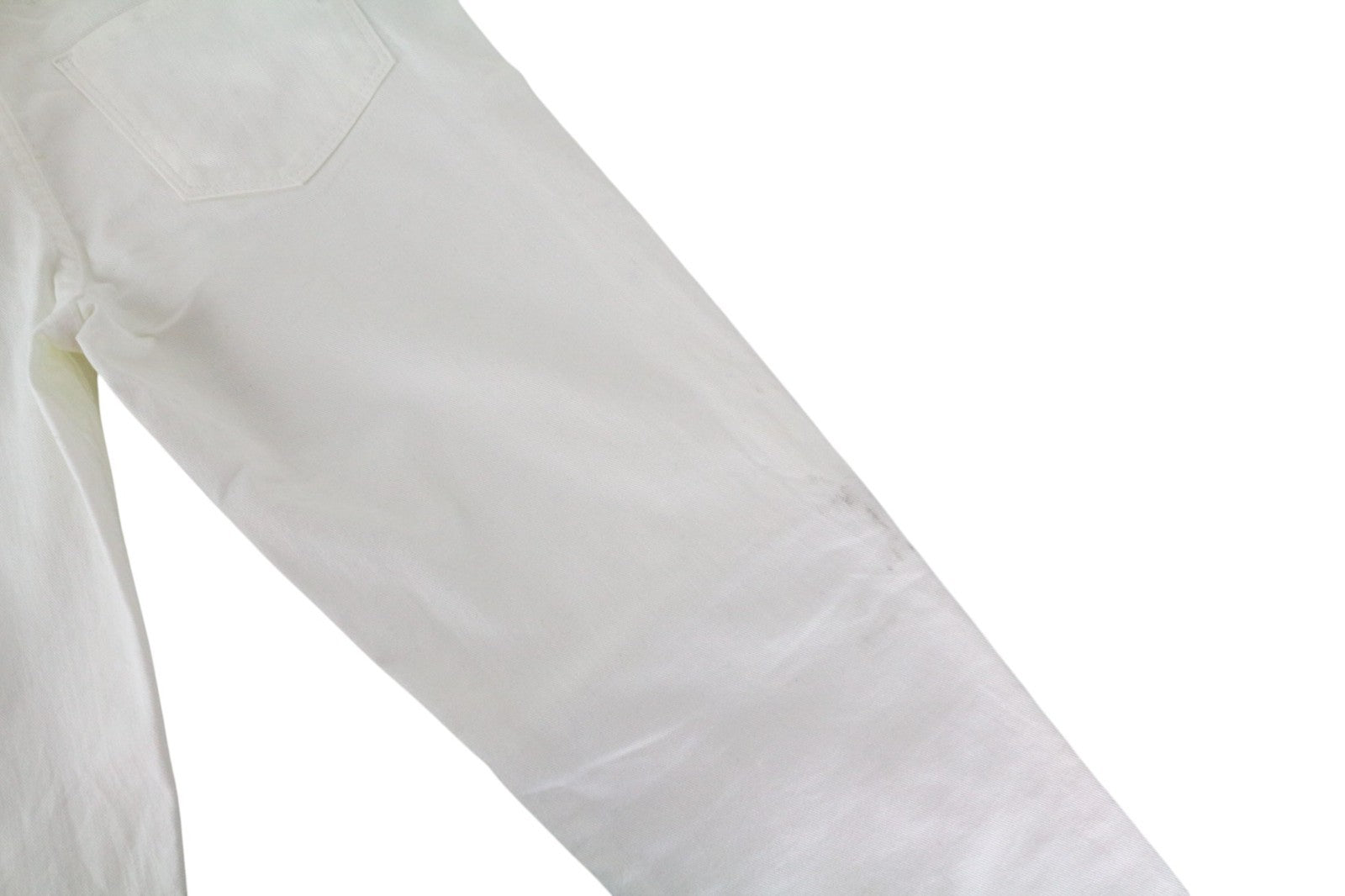 MAISON SCOTCH La Parisienne Women Jeans W28/L32 Skinny Fit Off-White Pure Cotton