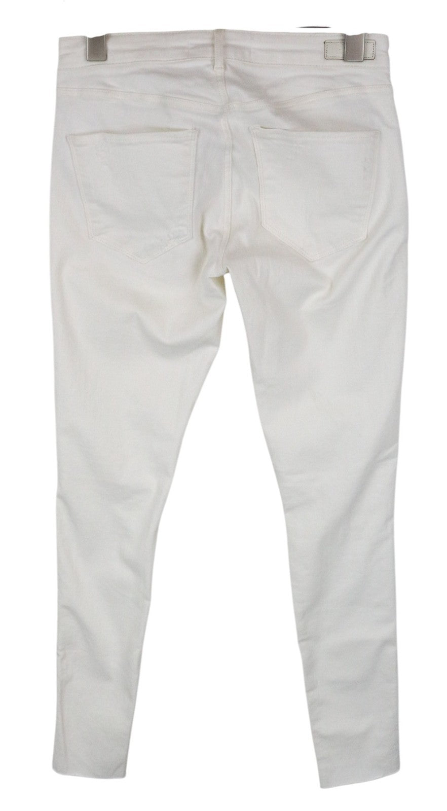 MAISON SCOTCH La Parisienne Women Jeans W27/L32 Skinny Off-White Distressed