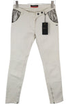 Beige Denim Jeans