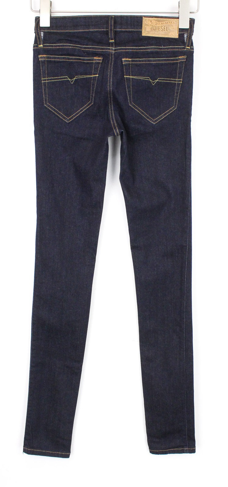 DIESEL Skinzee 0813C Women Jeans W24/L32 Blue Super Slim Skinny Girls Stretch