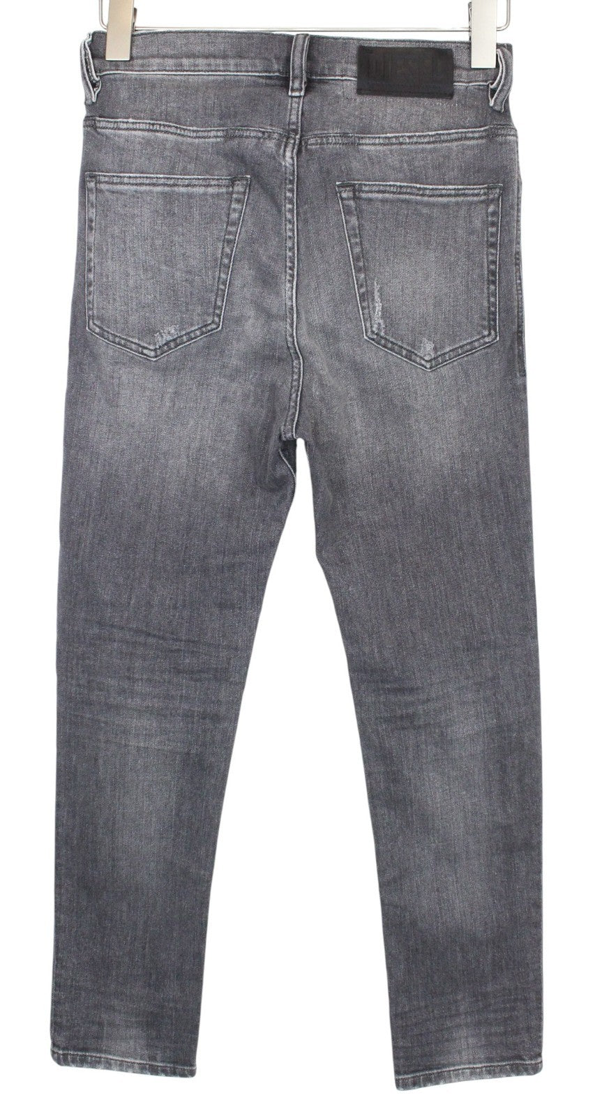 DIESEL D-Eetar 0890F Men Jeans W26/L30 Boys Tapered Grey Cotton Stretch Ripped