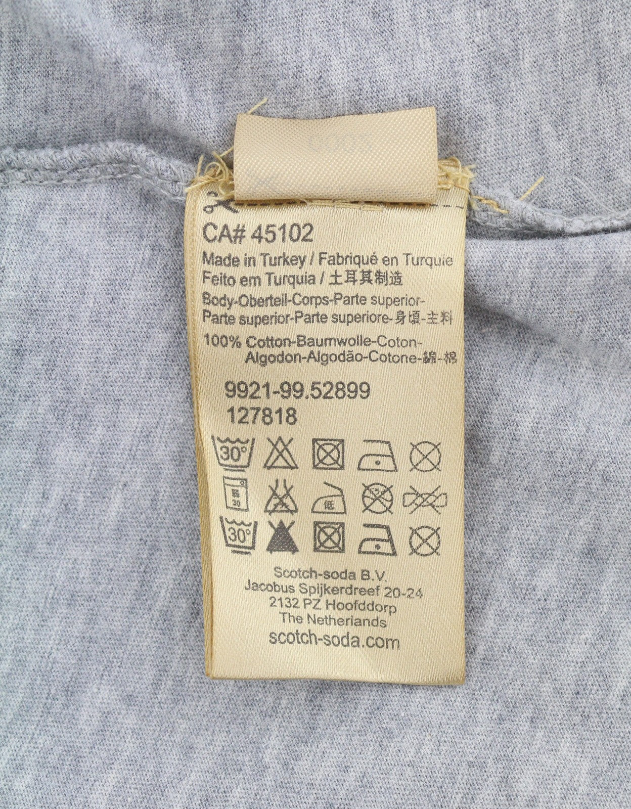 Grey Cotton T-Shirt